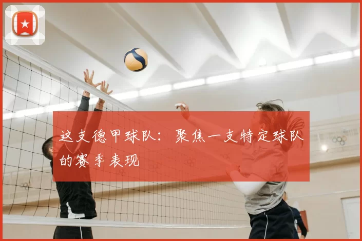 这支德甲球队:聚焦一支特定球队的赛季表现