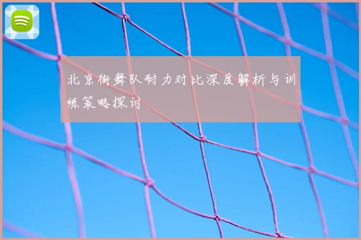 北京街舞队耐力对比深度解析与训练策略探讨